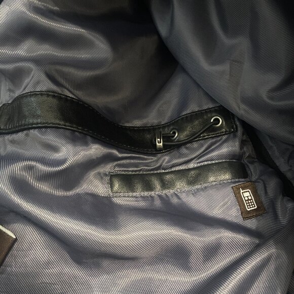 Danier Men's Black Leather Jacket with Quilt Zip out Lining Size 40/XL - Picture 15 of 15